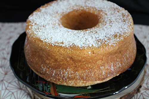 Gâteau massepain au rhum