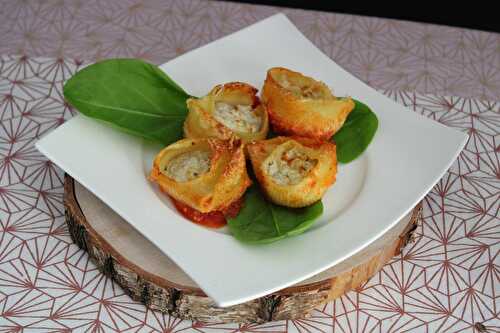 Lumaconi farcies à la tapenade verte