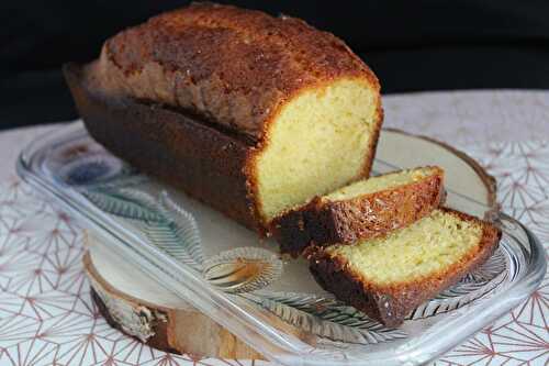 Cake au citron et à l’huile d’olive de Christophe Bacquié