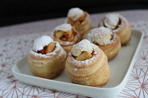 Feuilletés au coing et confiture de lait