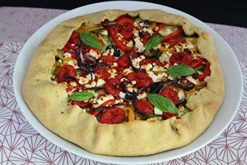 Tarte rustique aux légumes du soleil