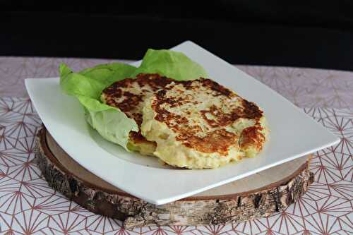 Galettes de céleri rave et emmental