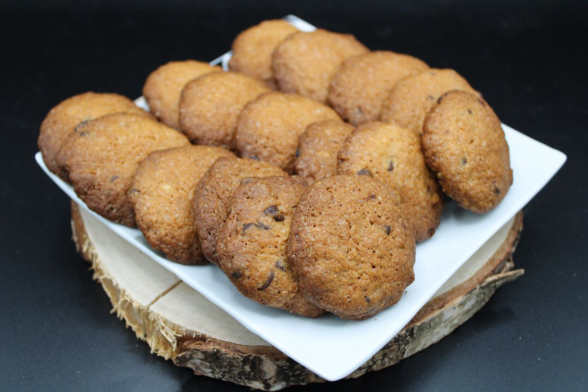 Cookies au café noix et pépites de chocolat