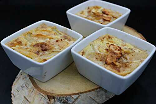 Gratins de pommes et de poires à la cannelle