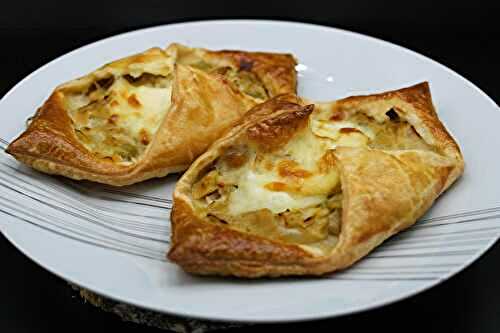 Feuilletés au poireau et crottin de chèvre