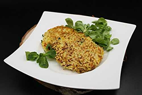 Galettes de pommes de terre et de céleri ou grumbeerekiechle mit Zellerie