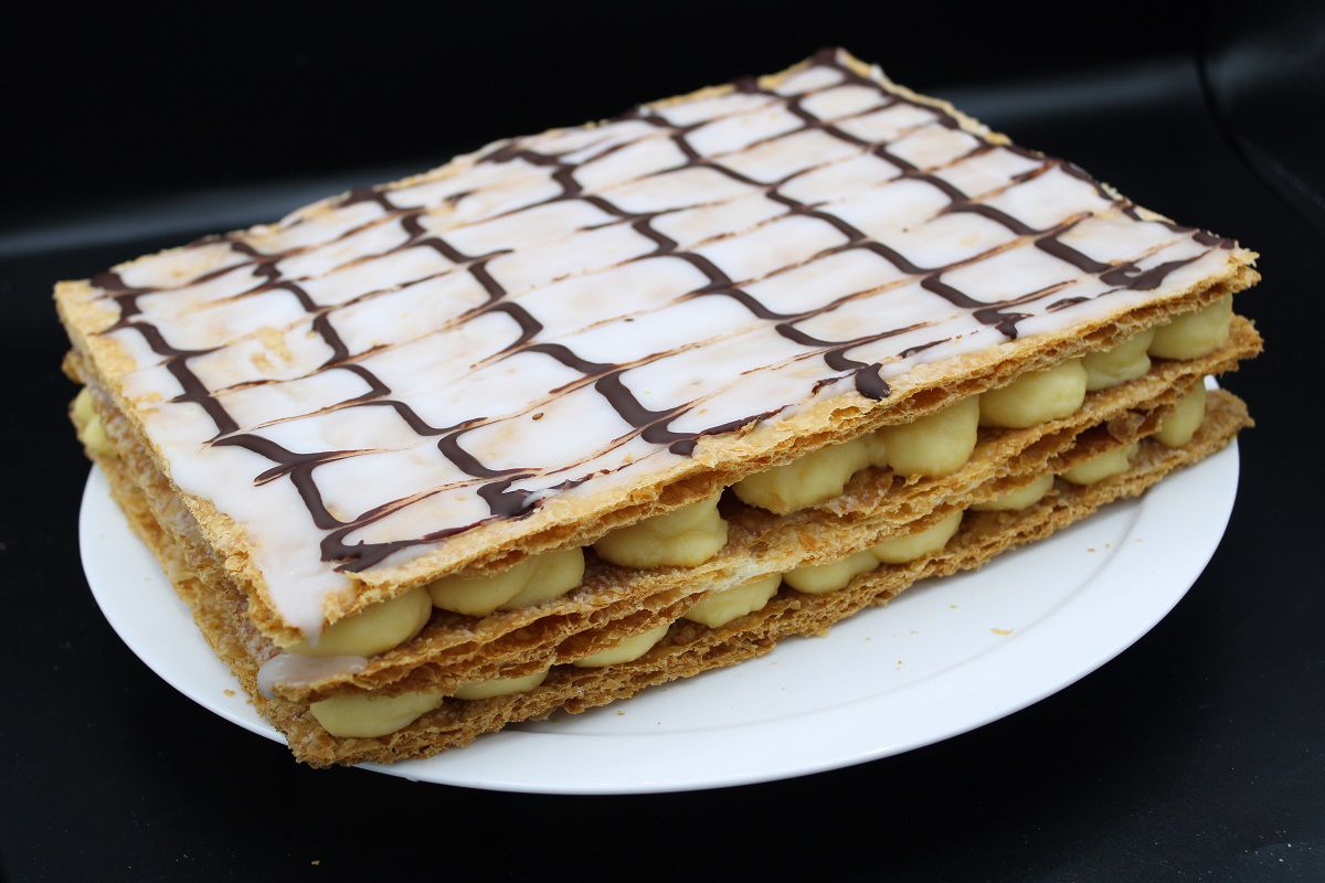 Millefeuille à la vanille