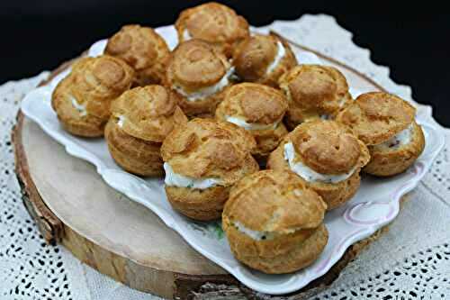  Profiteroles au fromage frais