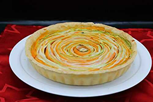 Tarte spirale aux légumes d’été