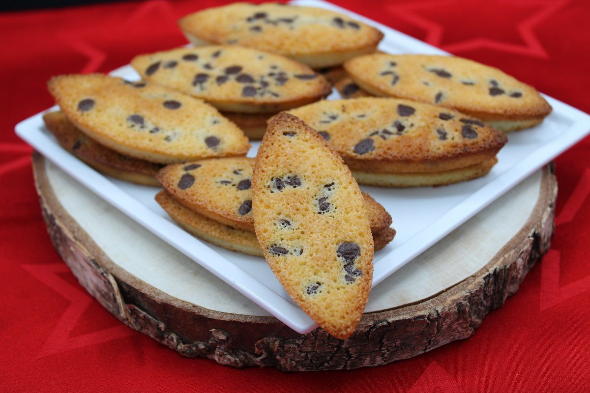 Financiers aux pépites de chocolat