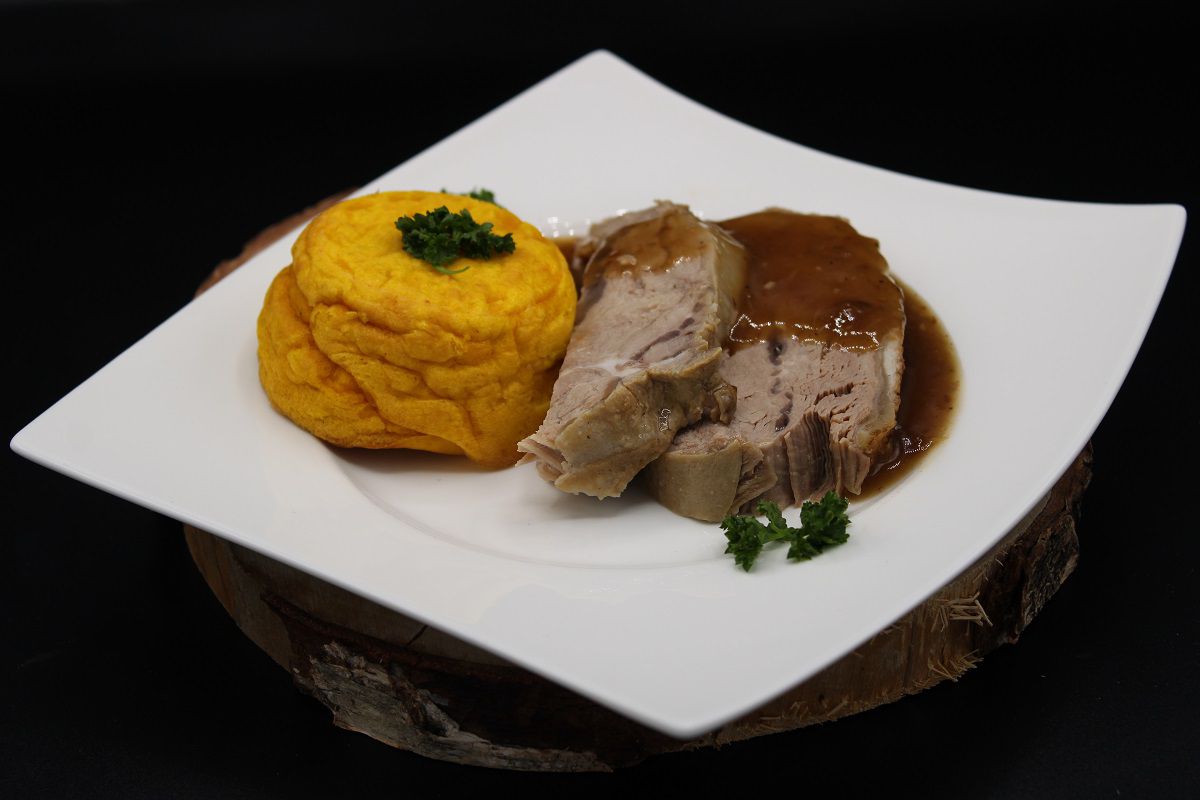 Paleron de veau et flan de butternut