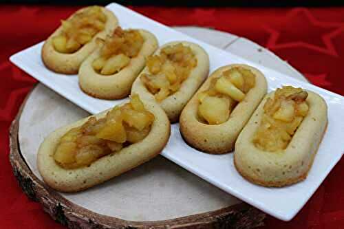 Financiers aux pommes caramélisées