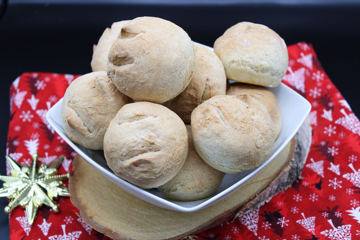 Petits pains sans pétrissage