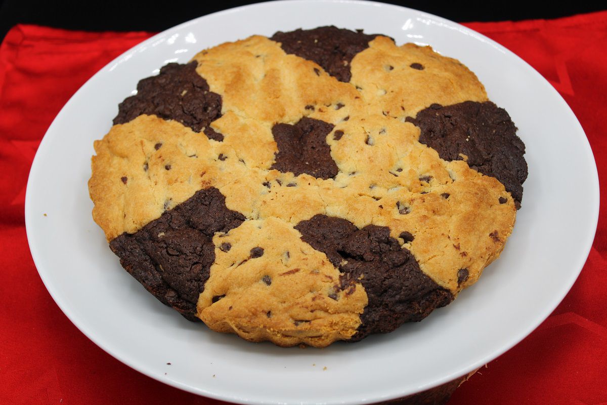 Cookie géant double saveur
