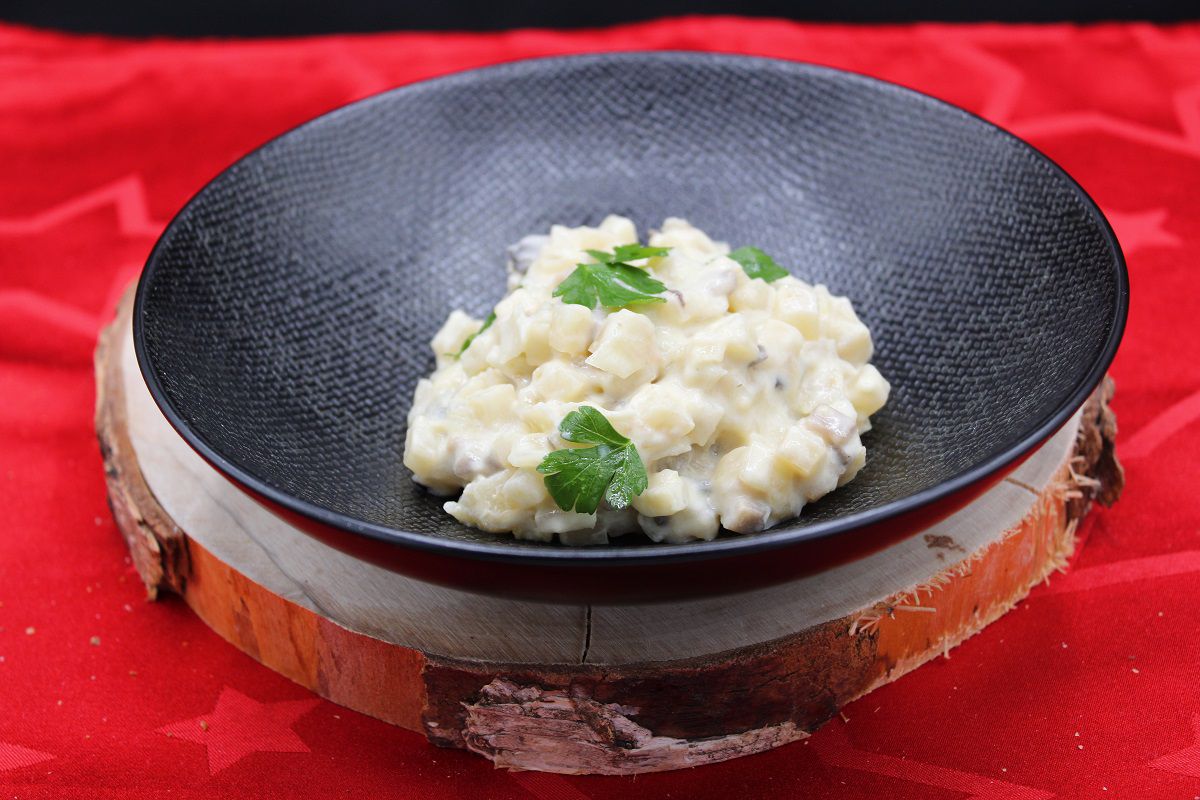 Céleri façon risotto aux champignons