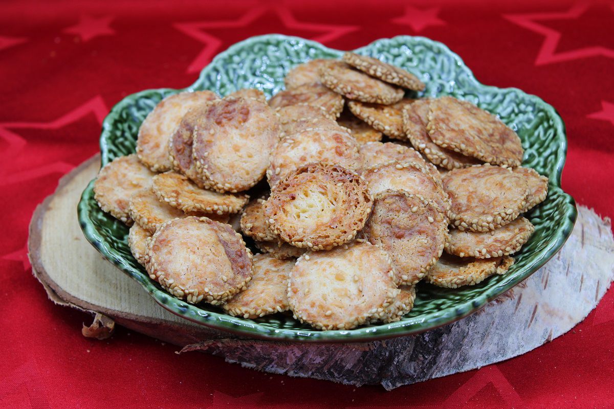 Crackers au parmesan