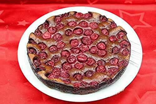 Fondant au chocolat et aux griottes