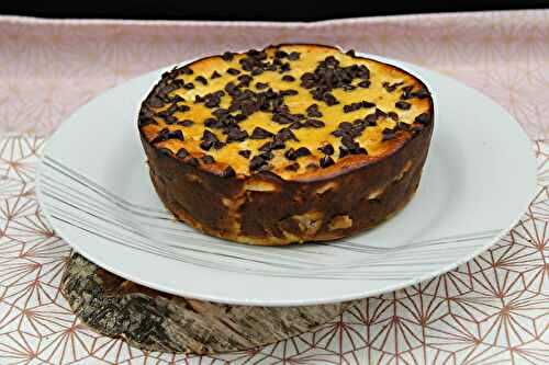 Fondant skyr, poire et chocolat