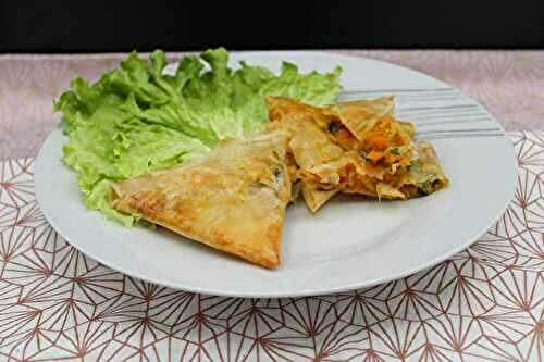 Samoussas aux légumes au curry