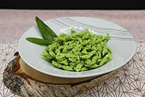 Spaetzle à l’ail des ours