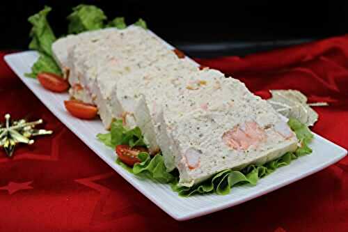 Terrine de poisson au saumon et aux crevettes