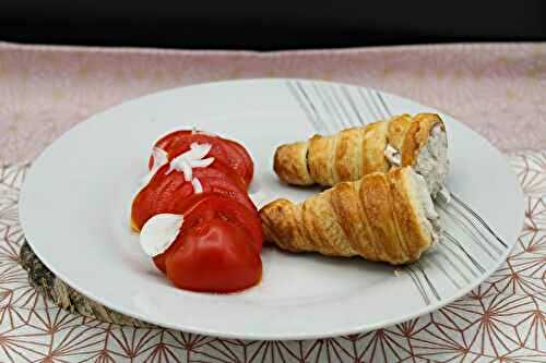 Cornets feuilletés aux rillettes de sardines