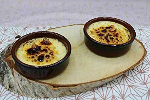 Crèmes brûlées rhum vanille