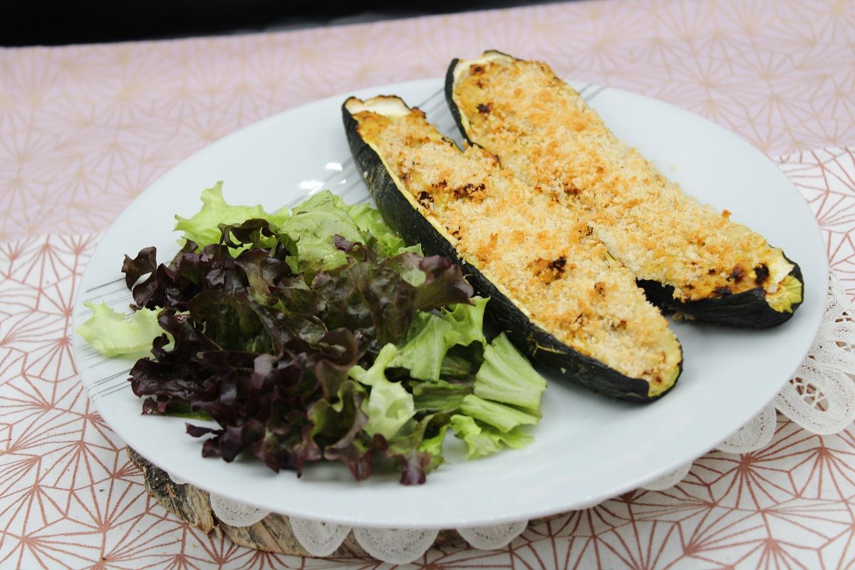 Courgettes farcies au thon