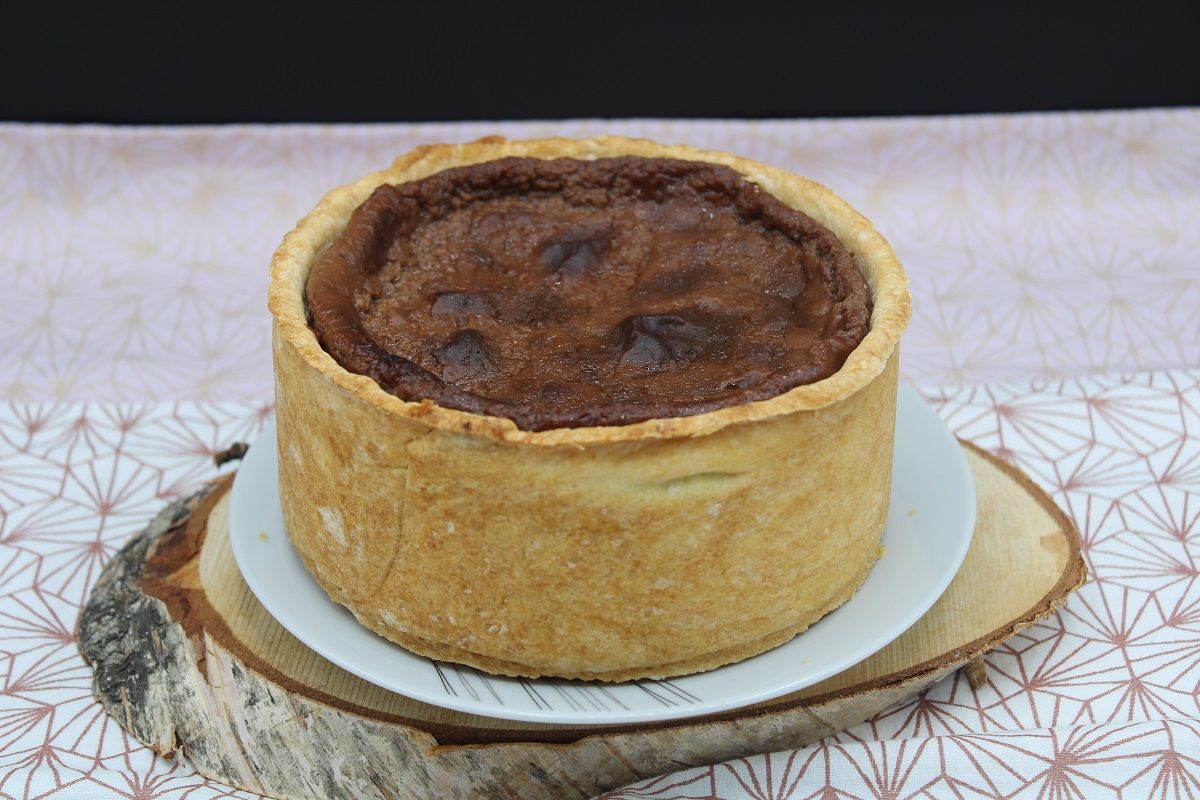 Flan au chocolat  crémeux