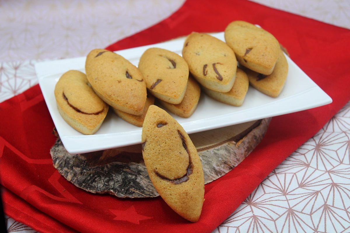 Financiers à la pâte à tartiner