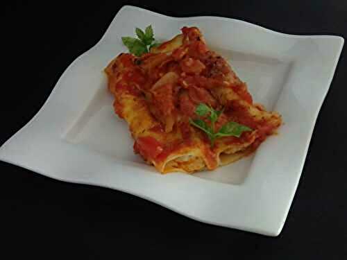 Cannellonis au bruccio et à la menthe