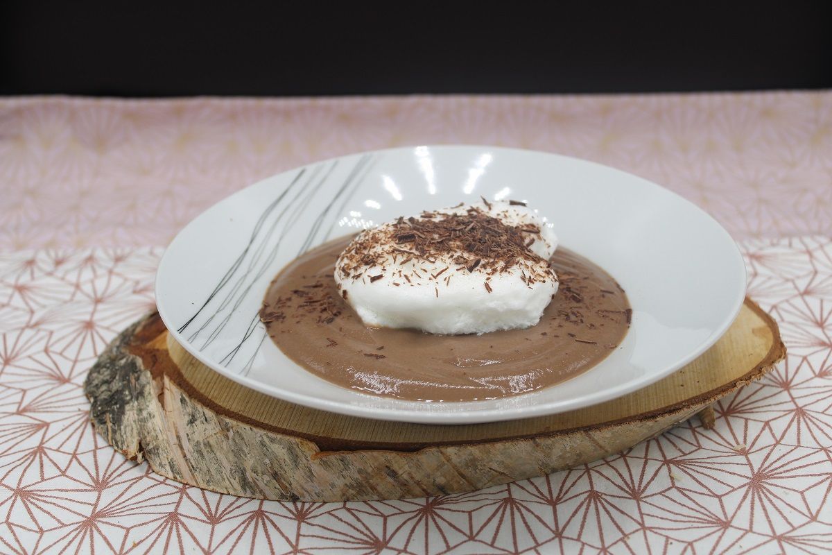 Ile flottante chocolat café