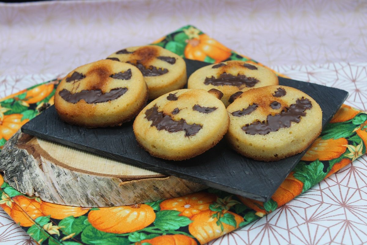Moelleux frangipane et rhum pour Halloween