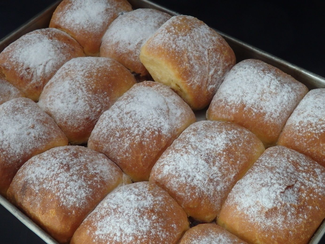 Buchteln viennois comme au café Hawelka à Vienne (Autriche)