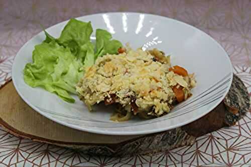 Crumble aux endives et amandes