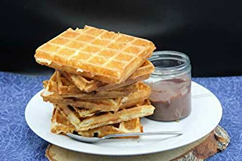 Gaufres de foire croustillantes