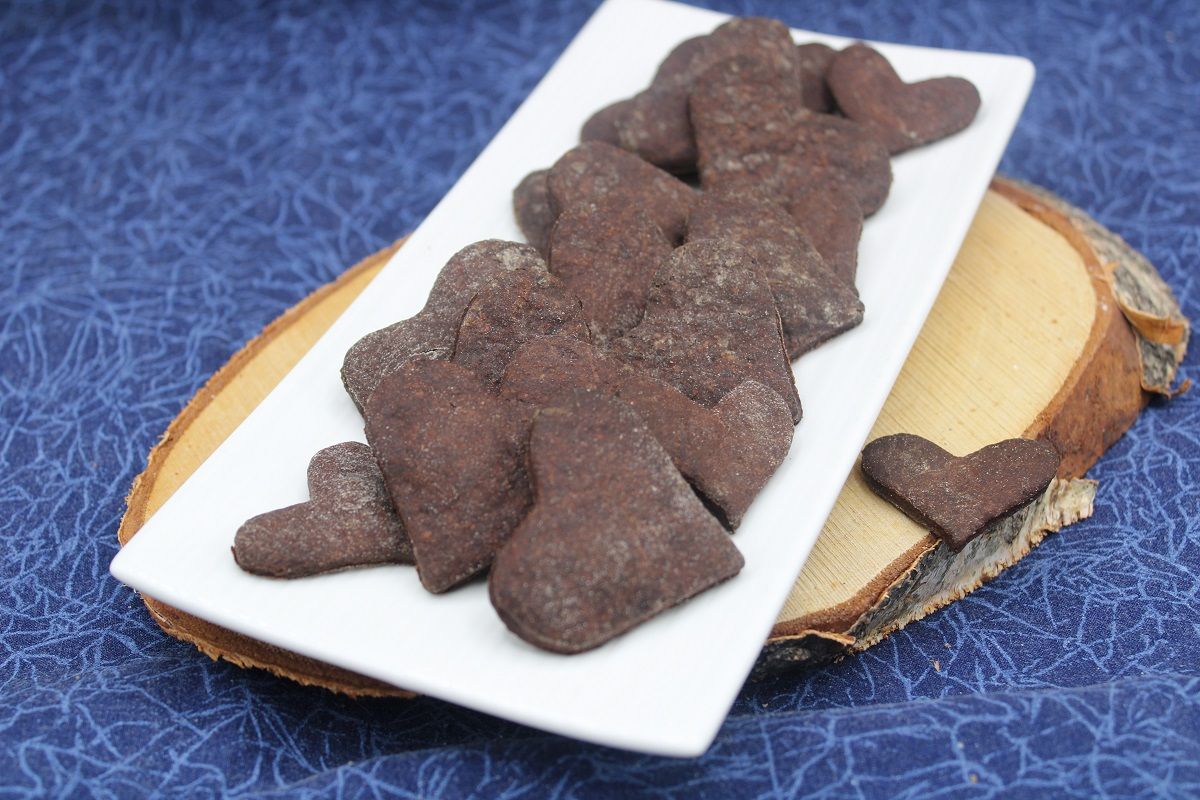 Mini cœurs chocorange