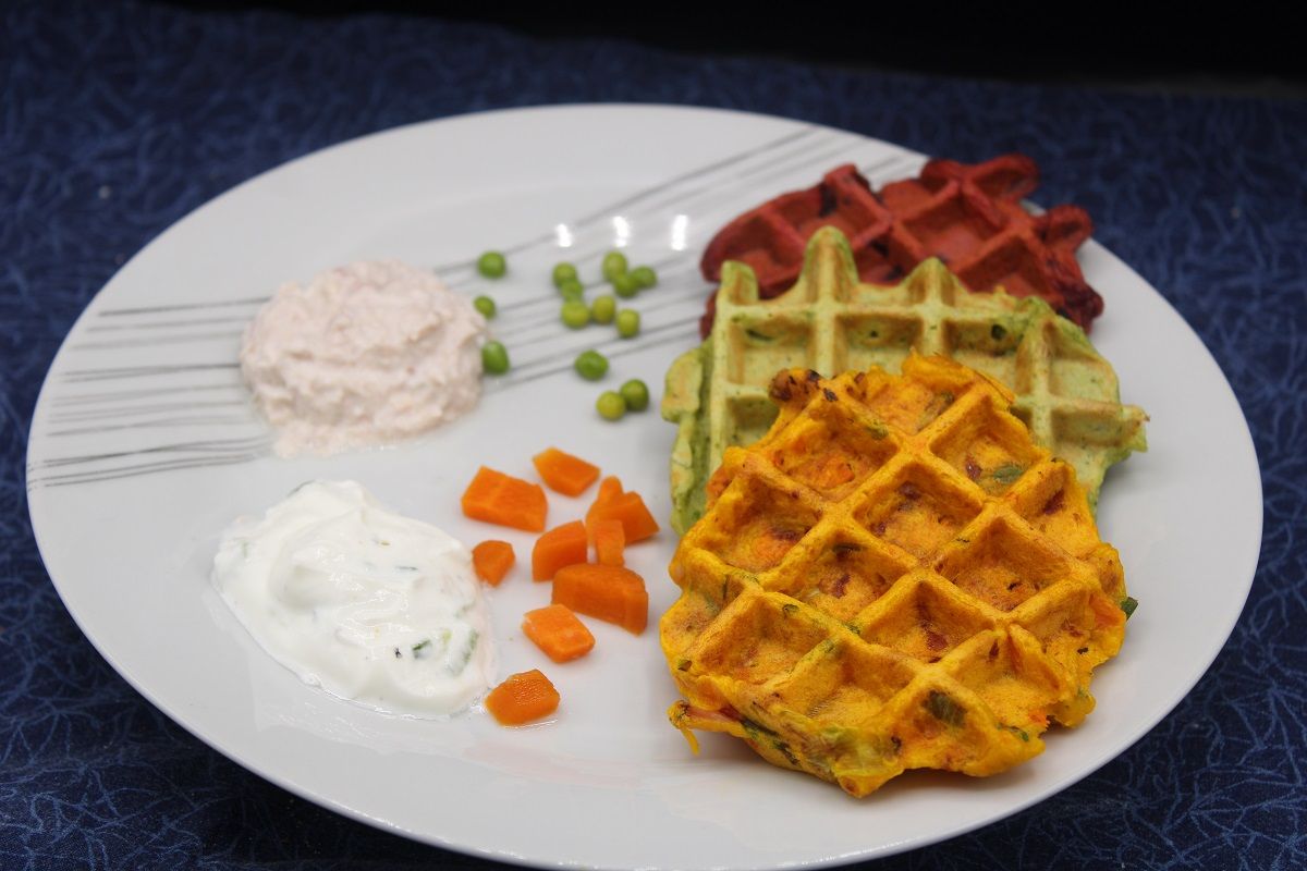 Gaufres aux légumes