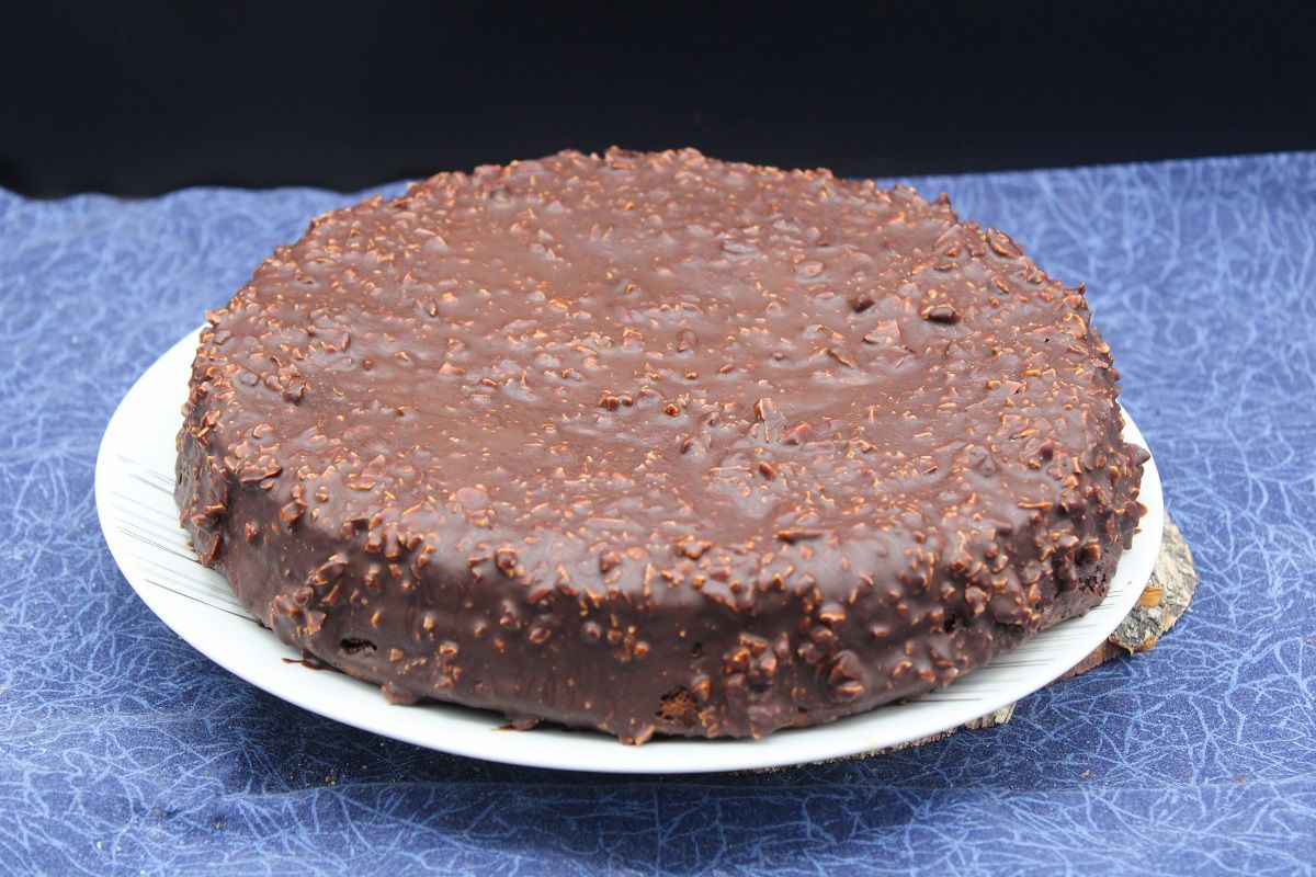 Moelleux au chocolat glaçage rocher