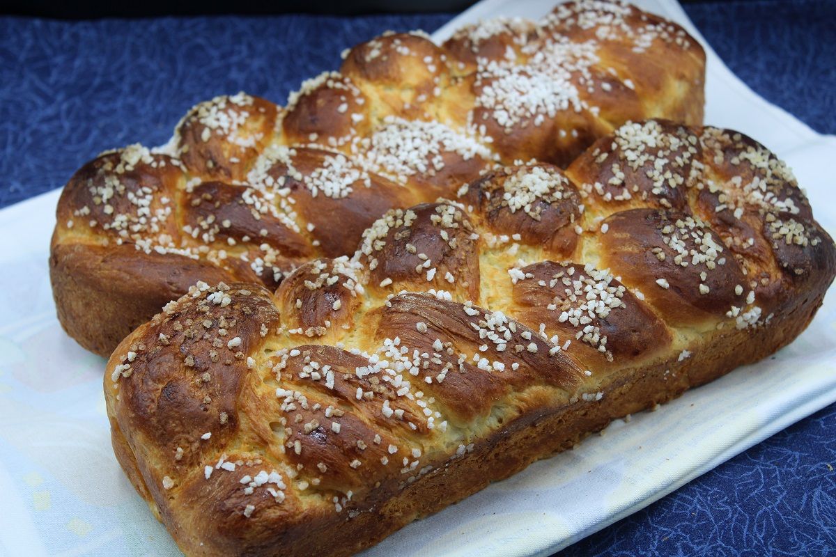 Brioche tressée (au lait ribot)