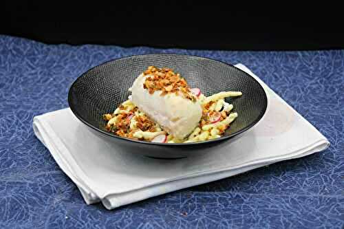 Dos de colin crumble de chorizo