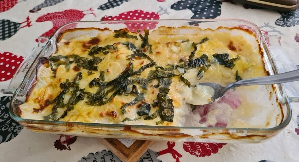 Gratin dauphinois à l’ail des ours