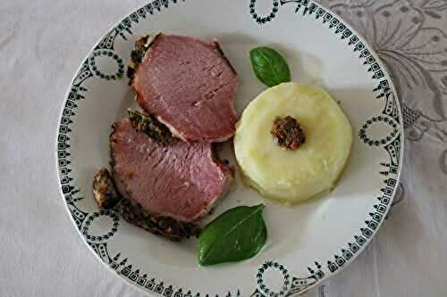 Kassler en croûte d’herbes