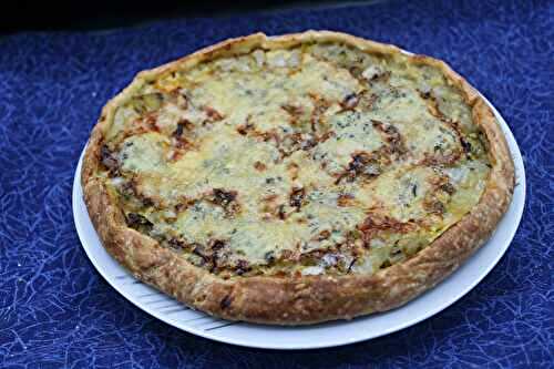 Tarte rustique aux endives et à la fourme de Montbrison