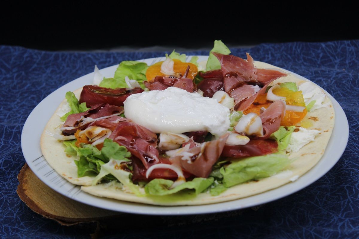 Piadina façon tarte