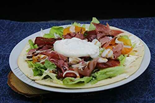 Piadina façon tarte