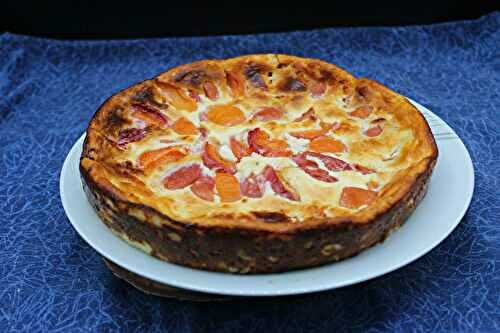 Gâteau aux abricots et fromage blanc