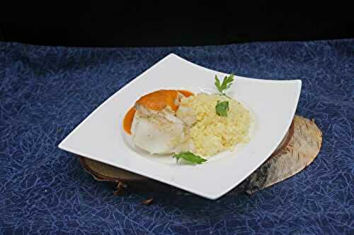 Pavés de cabillaud sauce abricot