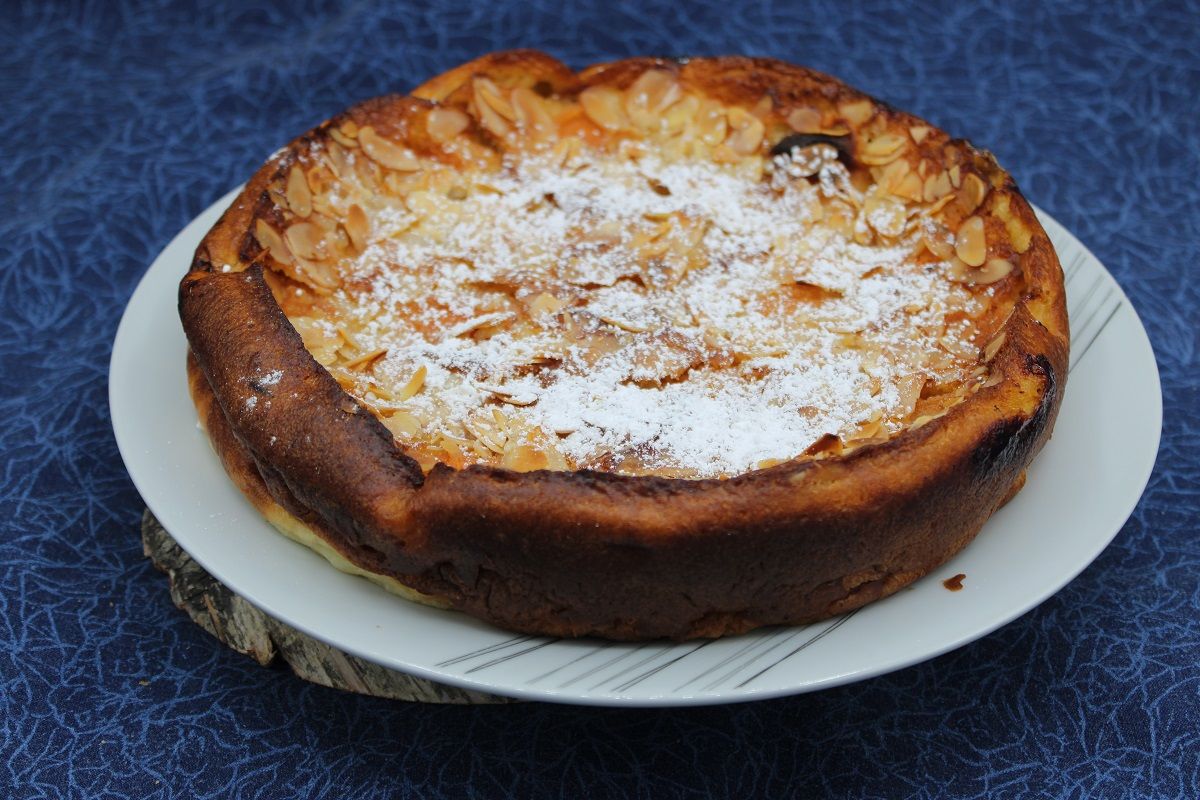 Flognarde aux abricots et amandes