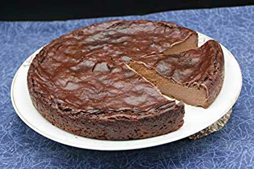 Flan au chocolat et pâte à tartiner